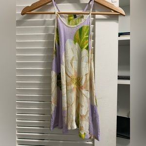 Farm Rio flowy shirt with mettalic details. Size small